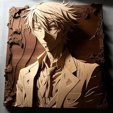 3D модель Тошіюкі Морікава з Bungo Stray Dogs (STL)